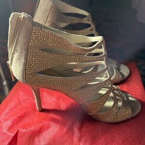 Michael Kors Gold Strappy Heels